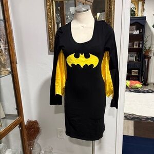 Batman Black and Yellow Mini Dress